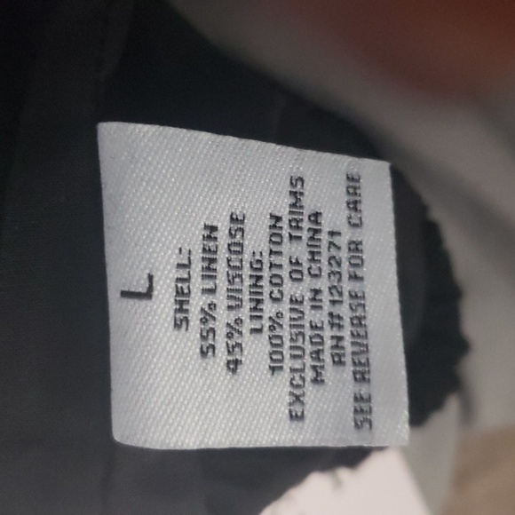 NWT Honey PEACH Linen Shorts- L - Picture 5 of 5